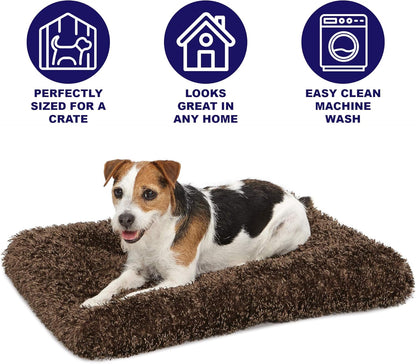 Deluxe Coco Chic Pet Bed - Ultra-Soft, Overstuffed, and Machine Washable for 24-Inch Crates