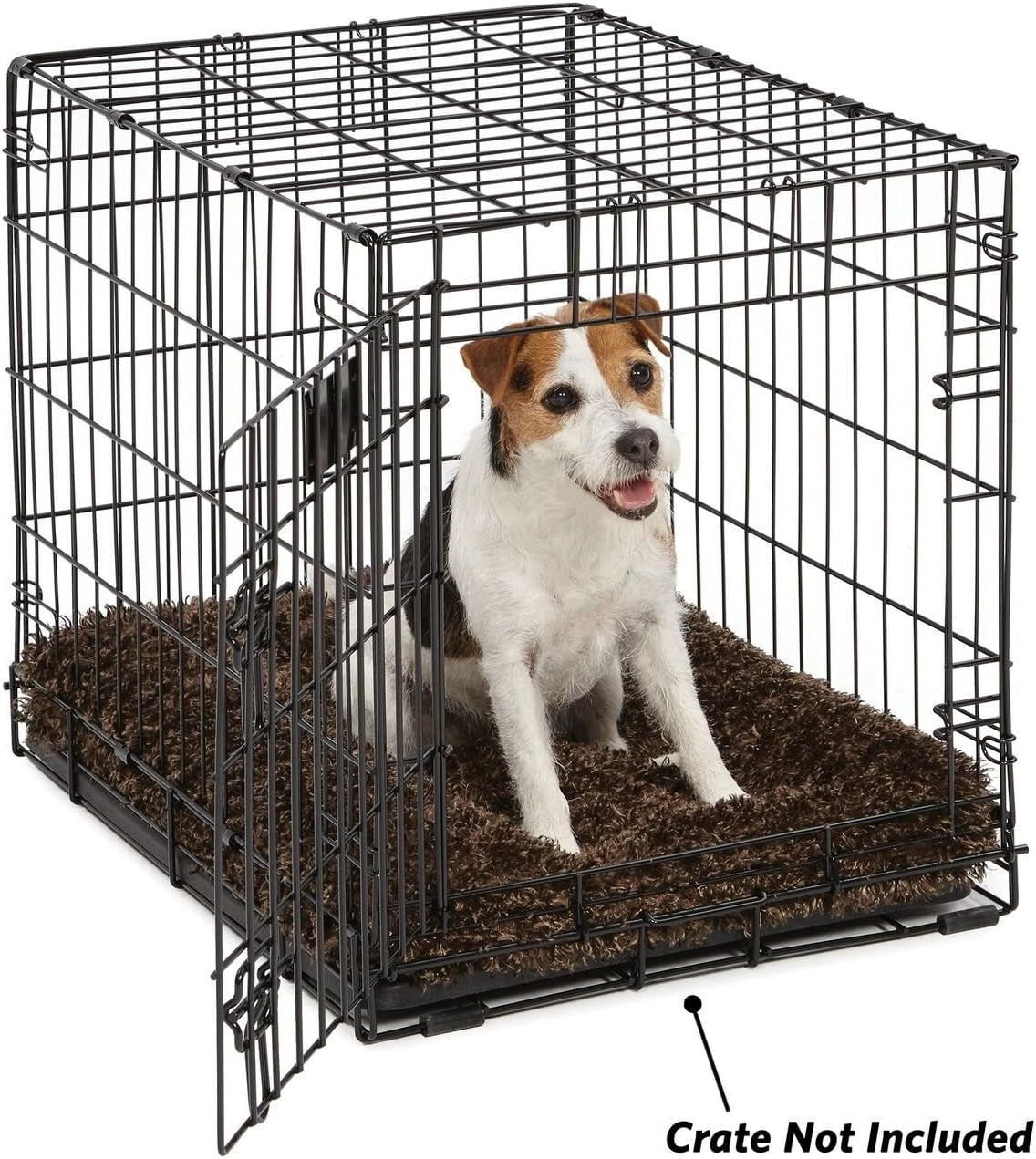 Deluxe Coco Chic Pet Bed - Ultra-Soft, Overstuffed, and Machine Washable for 24-Inch Crates