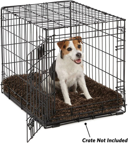 Deluxe Coco Chic Pet Bed - Ultra-Soft, Overstuffed, and Machine Washable for 24-Inch Crates