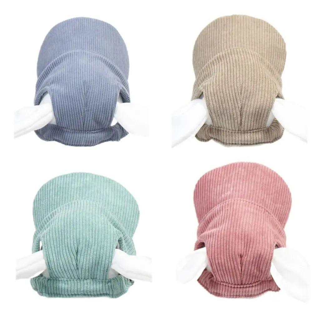 Adjustable Dog Baseball Cap - Breathable Soft Parent-Child Hat with Ear Holes for Sun Protection and Hiking