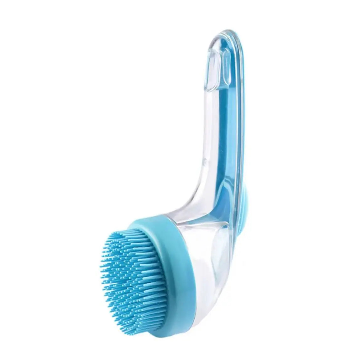 2026 Advanced 2-In-1 Pet Bathing and Grooming Brush with Built-In Shampoo Dispenser, Ergonomic Non-Slip Handle, and Deshedding Tools for Optimal Dog and Cat Care, Enhances Fur Cleaning and Circulation for Home Use