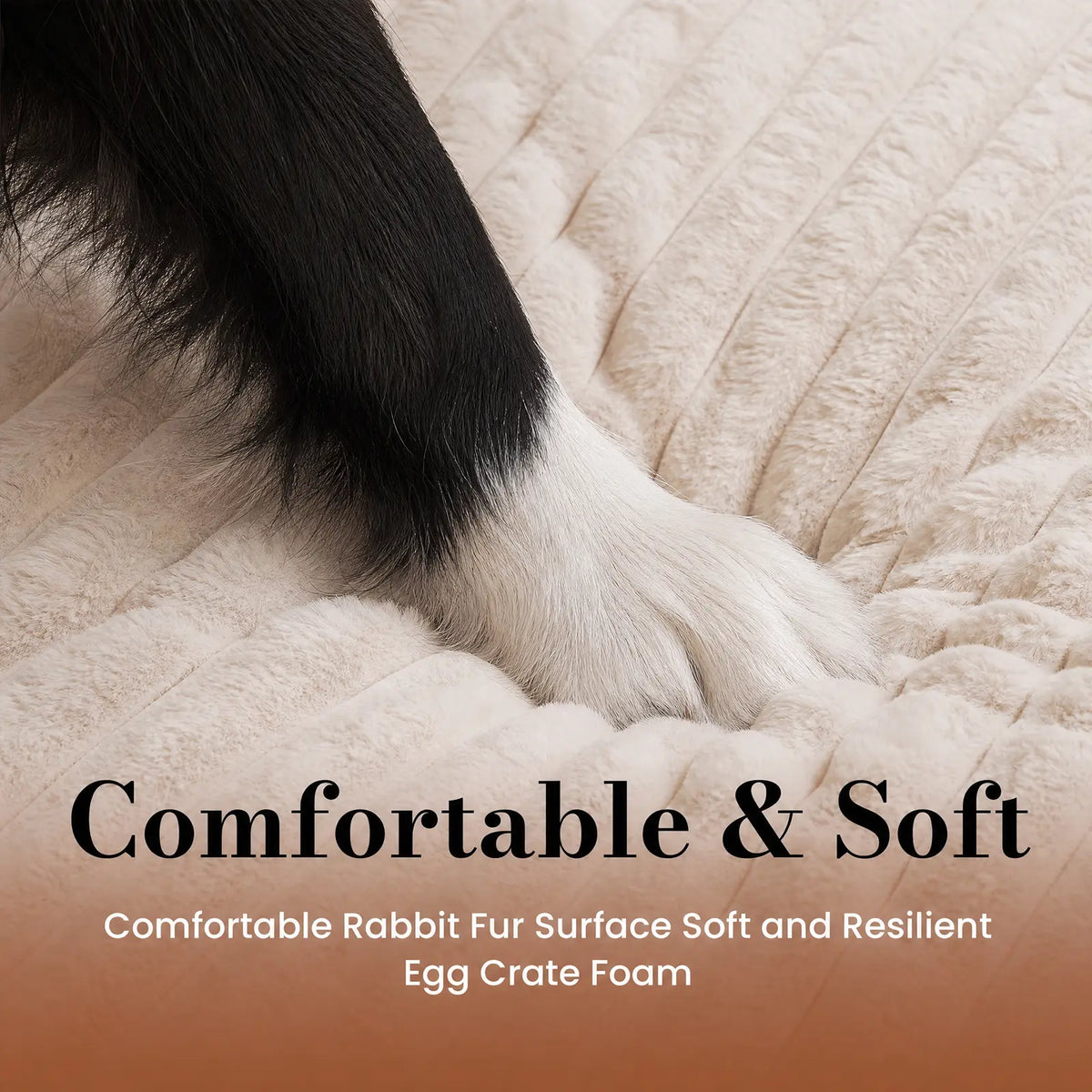 Sohochic Cozila Modern Washable Orthopedic Dog Bed with Egg Crate Foam, Waterproof Liner, and Non-Slip Bottom - Enhanced Comfort and Weight Distribution for Medium and Large Dogs, Ideal for Home and Outdoor Use