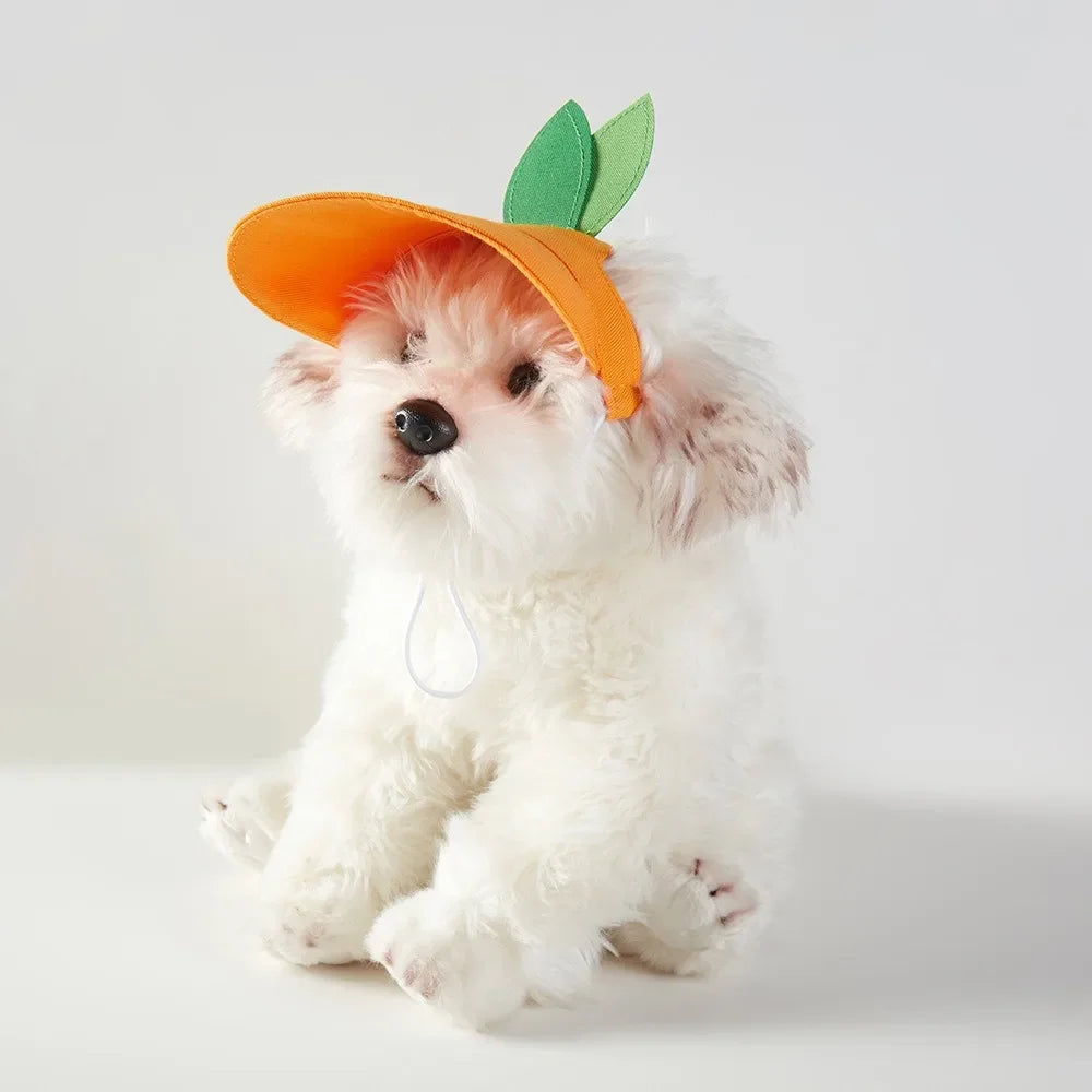 Adjustable Dog Baseball Cap - Breathable Soft Parent-Child Hat with Ear Holes for Sun Protection and Hiking