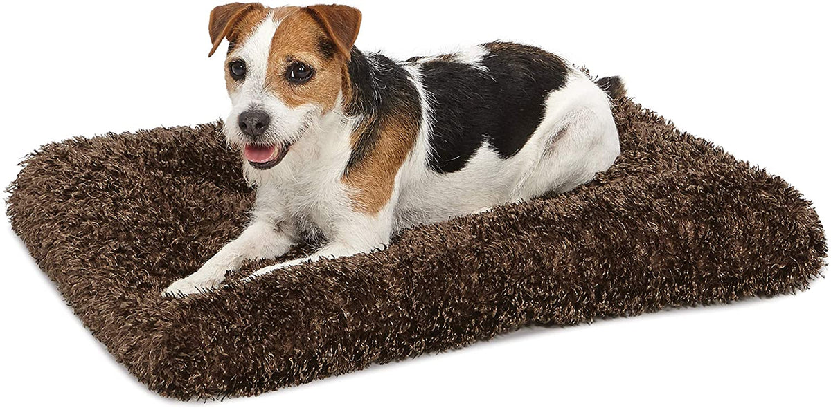 Deluxe Coco Chic Pet Bed - Ultra-Soft, Overstuffed, and Machine Washable for 24-Inch Crates