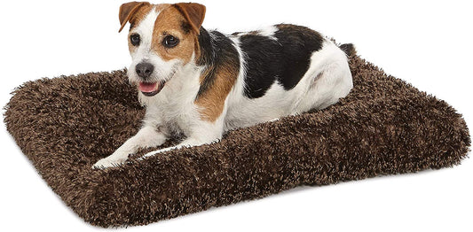Deluxe Coco Chic Pet Bed - Ultra-Soft, Overstuffed, and Machine Washable for 24-Inch Crates