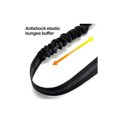 Dog Car Seat Belt - Enhanced Elastic Cushioning 3-in-1 Multifunctional Pet Safety Leash with Reflective Nylon, Adjustable Restraint Strap, 360° Rotating Metal Buckle, and Universal Car Clip for Medium Dogs, Perfect for Long Journeys and Camping