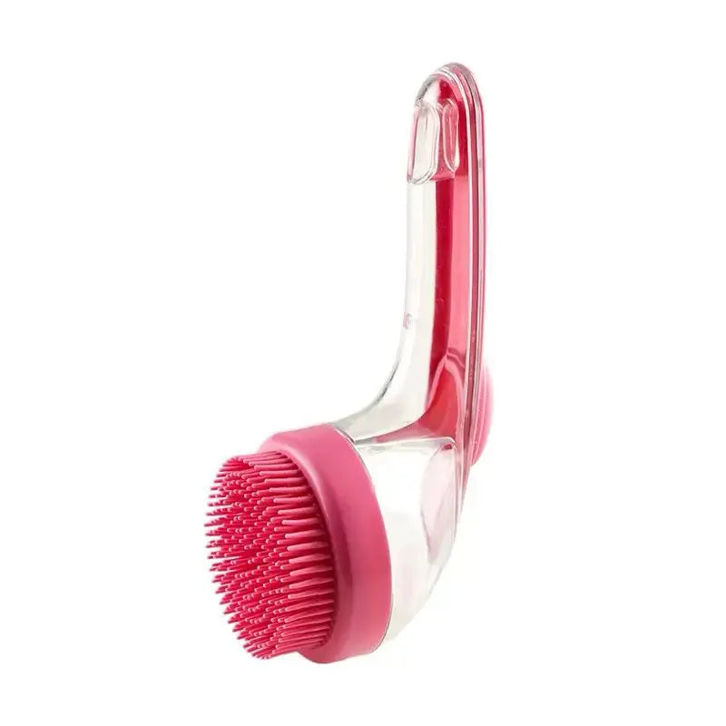 2026 Advanced 2-In-1 Pet Bathing and Grooming Brush with Built-In Shampoo Dispenser, Ergonomic Non-Slip Handle, and Deshedding Tools for Optimal Dog and Cat Care, Enhances Fur Cleaning and Circulation for Home Use