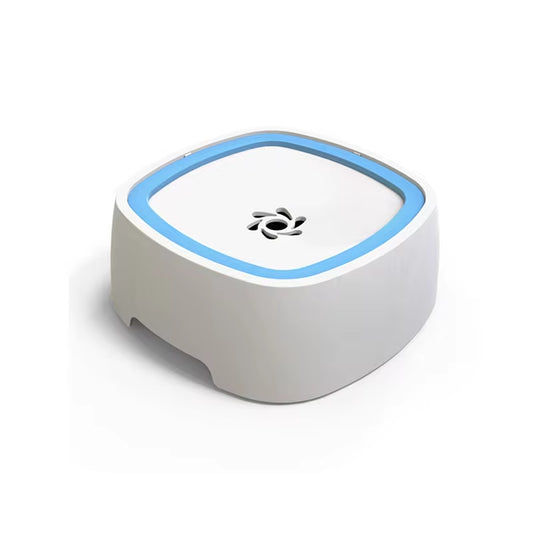 Floating Non-Spill Dog and Cat Water Bowl Dispenser with Anti-Overflow Design