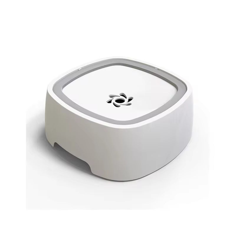 Floating Non-Spill Dog and Cat Water Bowl Dispenser with Anti-Overflow Design